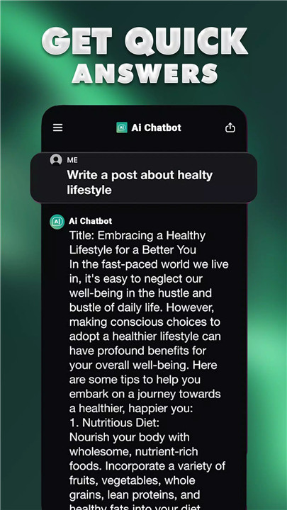 Chat AI Bot screenshot