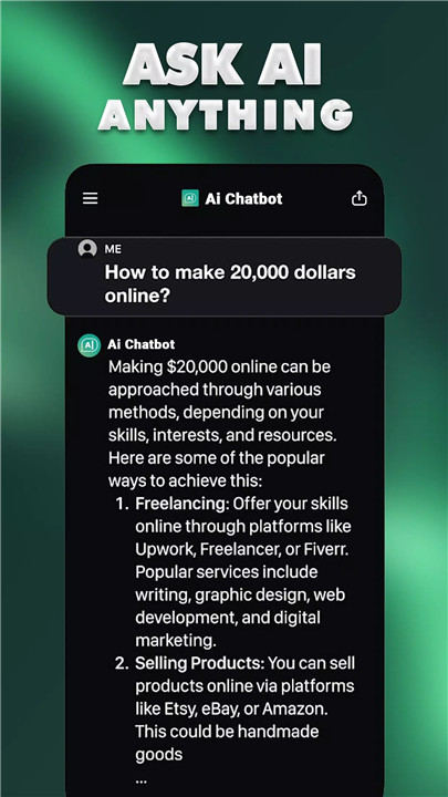 Chat AI Bot screenshot