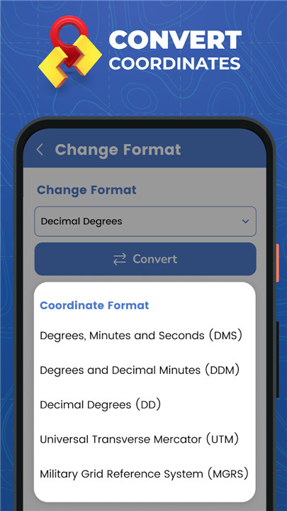 Coordinates Converter: GPS Map screenshot