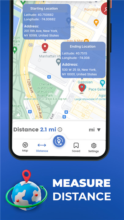 Coordinates Converter: GPS Map screenshot