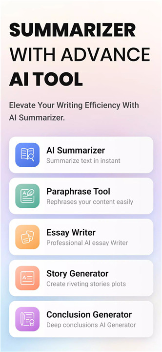 AI Summarizer: Essay & Story screenshot