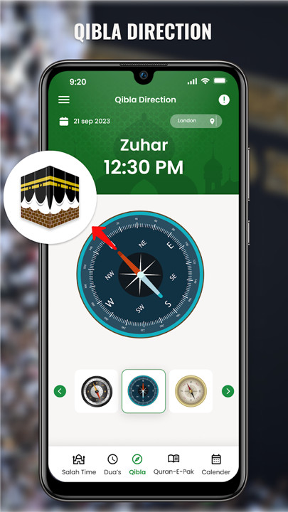 Qibla Finder App screenshot