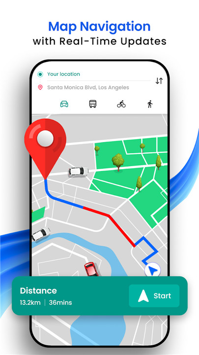 GPS & Navigation - Live Maps screenshot