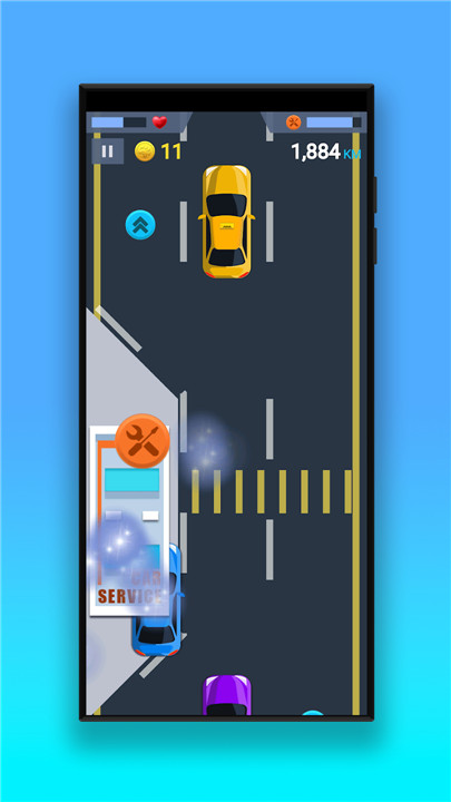 Car Driver 2D: car racing game screenshot