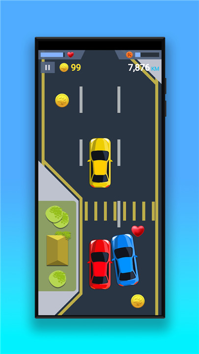 Car Driver 2D: car racing game screenshot