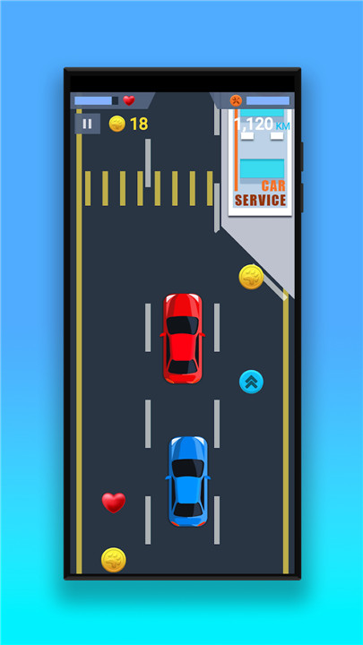 Car Driver 2D: car racing game screenshot