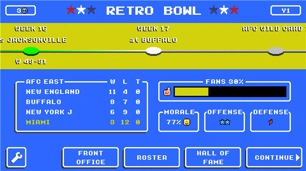 Retro Bowl screenshot