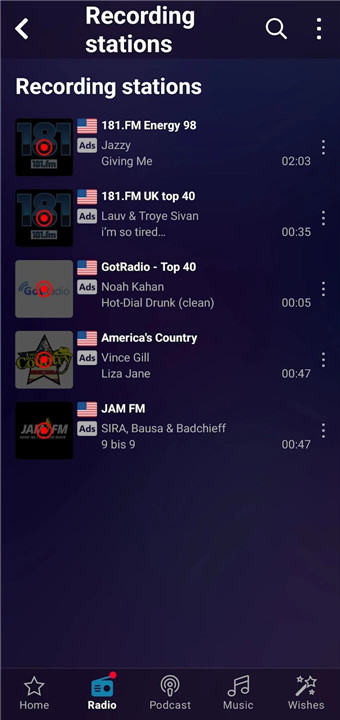 Audials Play: Radio & Podcasts screenshot