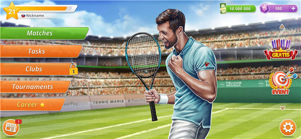 Tennis Mania Mobile screenshot