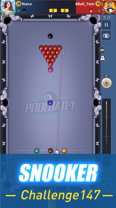 PoolDaily - 8 Ball Snooker screenshot