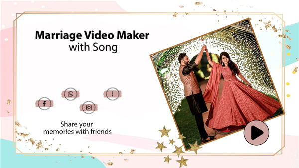 Marriage video maker with song screenshot