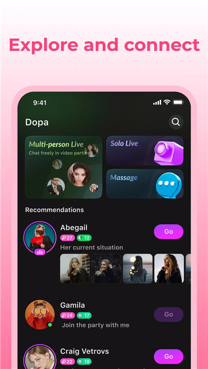 Dopa Live screenshot