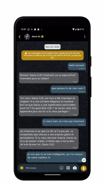 GPChat screenshot