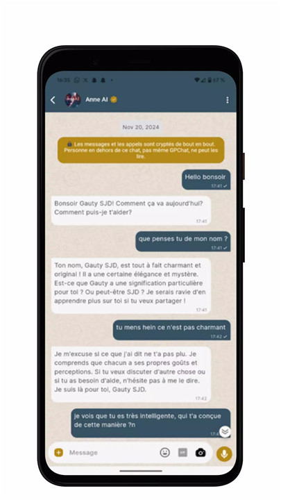 GPChat screenshot