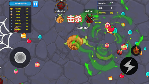 Slither-Snake Vs Bugs screenshot