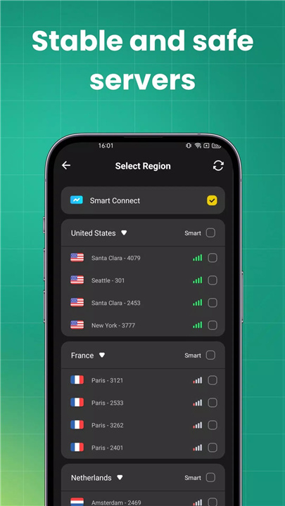 Flux VPN screenshot