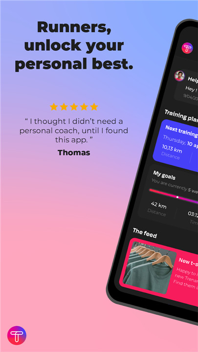 Trenara: Running Plans & Coach screenshot