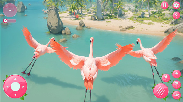 Wild Flamingo Life Simulator screenshot