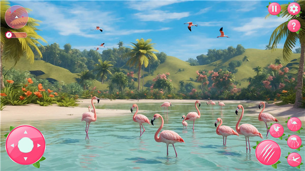 Wild Flamingo Life Simulator screenshot