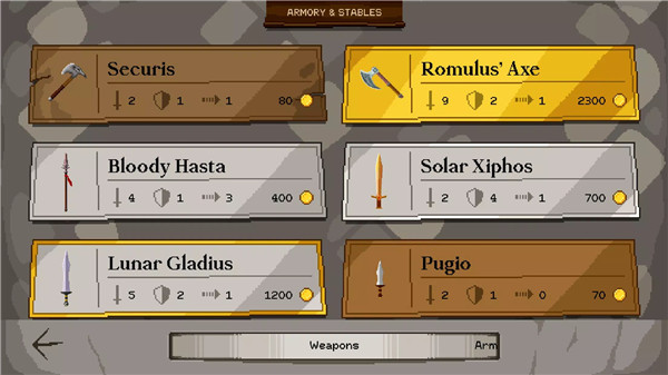 Gladiator manager screenshot