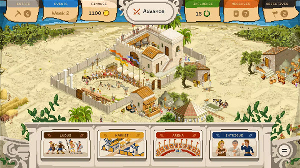 Gladiator manager screenshot