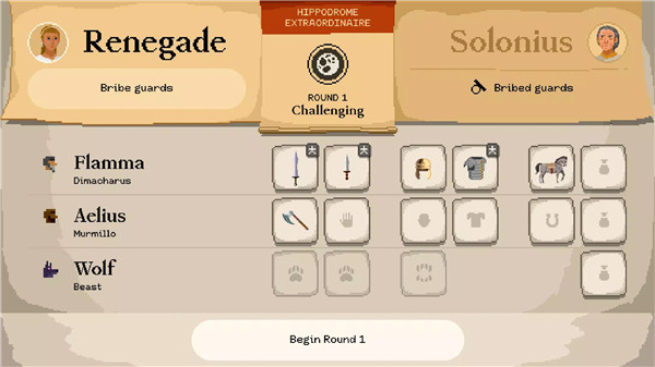 Gladiator manager screenshot