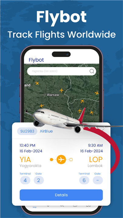 FlyBot: Flight Tracker screenshot