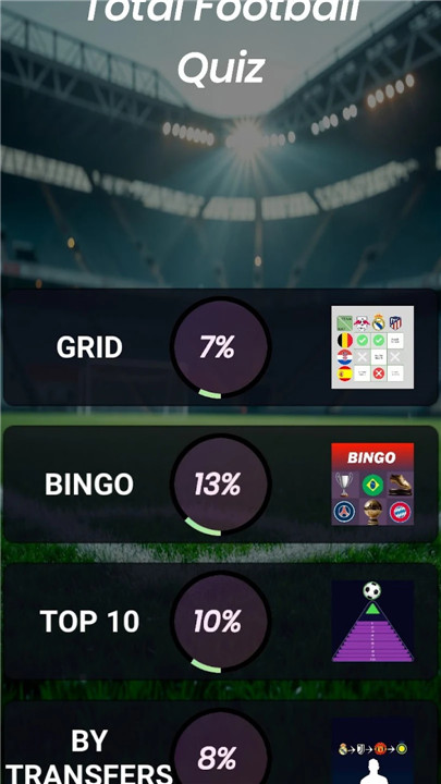 total football quiz screenshot