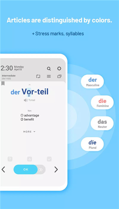 WordBit German screenshot