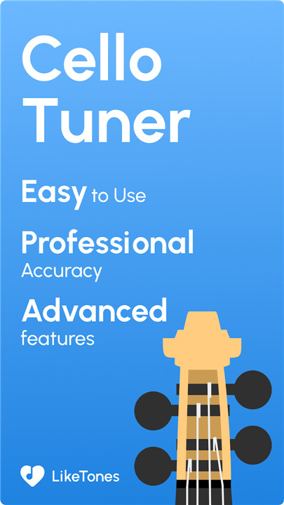 Cello Tuner - LikeTones screenshot