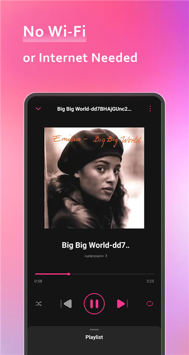 Offline Music Player - Suede screenshot