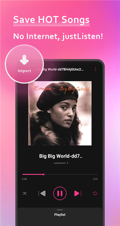 Offline Music Player - Suede screenshot