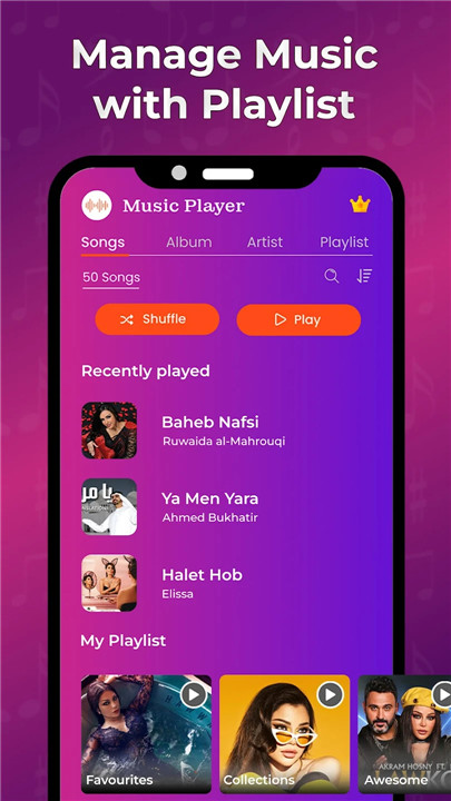 MP3 Music Player for Android screenshot