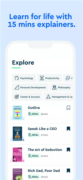 Blinkist screenshot