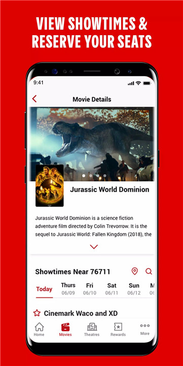 Cinemark Theatres screenshot