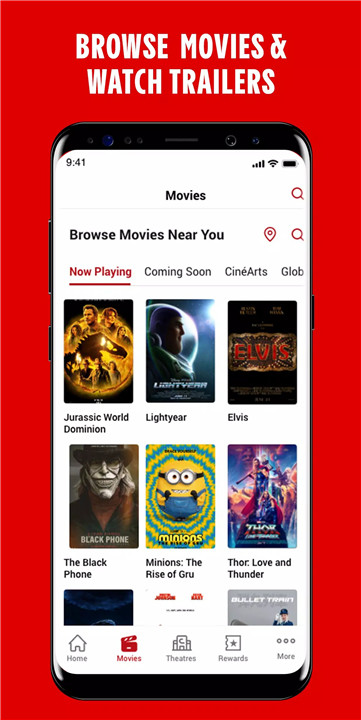 Cinemark Theatres screenshot