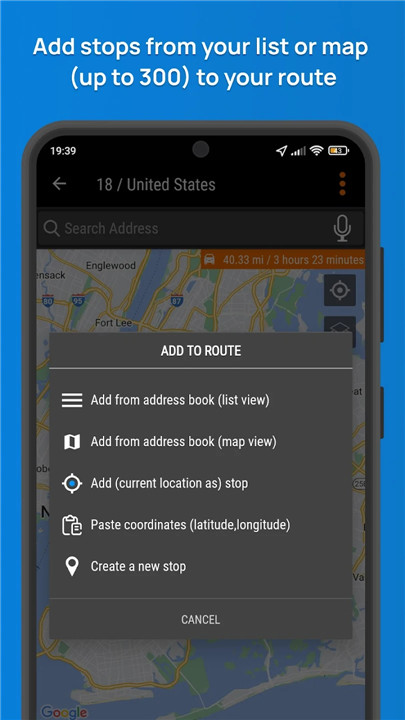 Routin Smart Route Planner screenshot