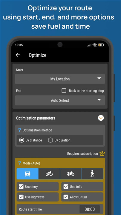 Routin Smart Route Planner screenshot