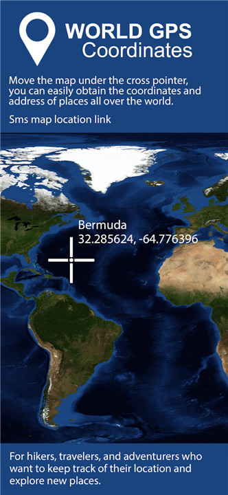 World GPS Coordinates screenshot