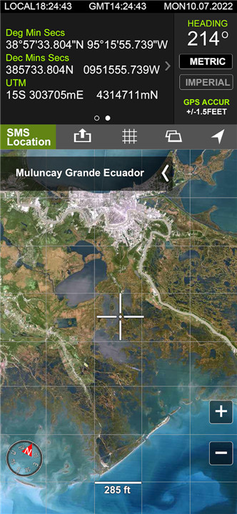 World GPS Coordinates screenshot