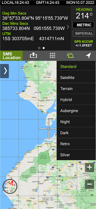 World GPS Coordinates screenshot