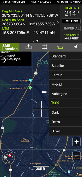 World GPS Coordinates screenshot