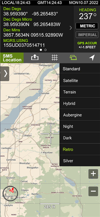 World GPS Coordinates screenshot