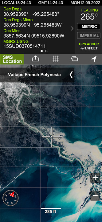 World GPS Coordinates screenshot