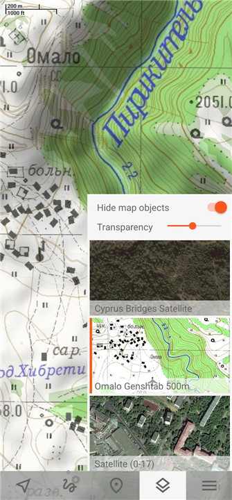 Trekarta - offline outdoor map screenshot