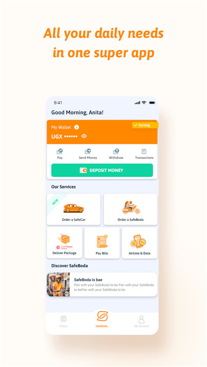 SafeBoda with SafeCar screenshot