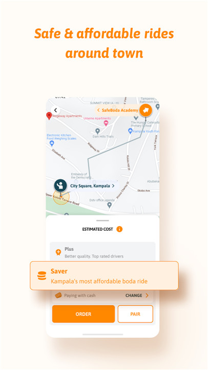 SafeBoda with SafeCar screenshot