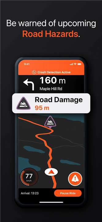 Detecht - Motorcycle App & GPS screenshot