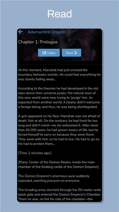 ManaNovel - Fantasy Novels screenshot