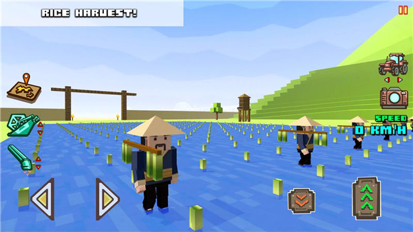 Blocky Farm Racing screenshot